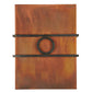 Meyda Lighting Bandino 11" LED Costello Black Wall Sconce With Acid Burnt Copper Shade