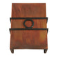 Meyda Lighting Bandino 11" LED Costello Black Wall Sconce With Acid Burnt Copper Shade