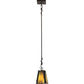 Meyda Lighting Barbed Wire 9" Timeless Bronze Mini Pendant Light With Green & Brown Art Shade Glass