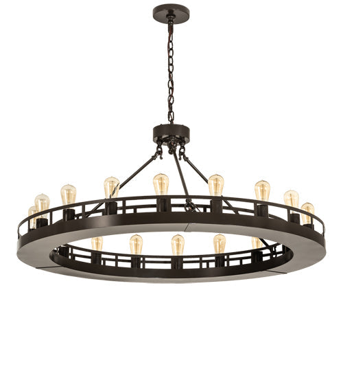 Meyda Lighting Barbury 48" 18-Light Timeless Bronze Chandelier