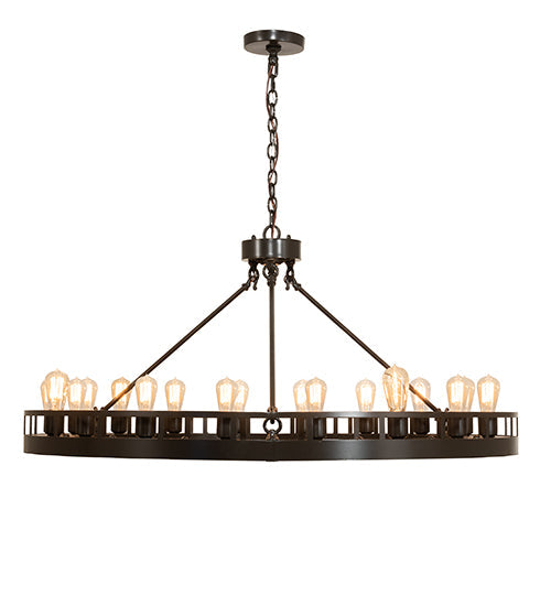 Meyda Lighting Barbury 48" 18-Light Timeless Bronze Chandelier