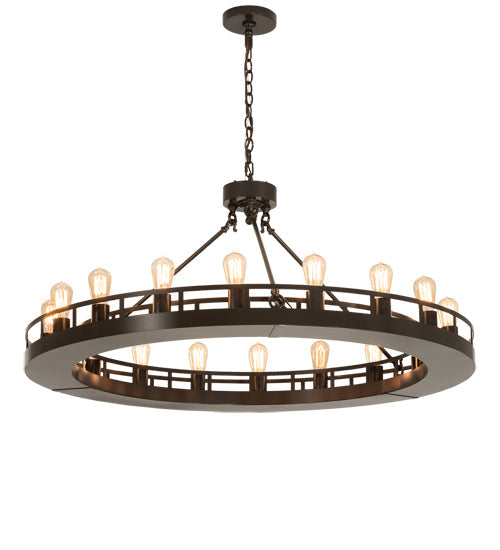 Meyda Lighting Barbury 48" 18-Light Timeless Bronze Chandelier