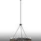 Meyda Lighting Barbury 60" 21-Light Textured Black Chandelier
