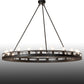 Meyda Lighting Barbury 60" 21-Light Textured Black Chandelier