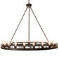 Meyda Lighting Barbury 60" 21-Light Textured Black Chandelier