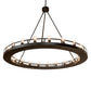 Meyda Lighting Barbury 60" 21-Light Textured Black Chandelier