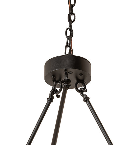 Meyda Lighting Barbury 60" 21-Light Textured Black Chandelier