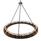 Meyda Lighting Barbury 60" 21-Light Textured Black Chandelier