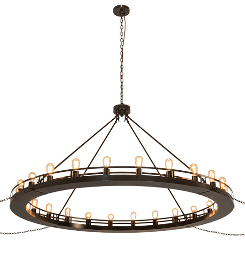 Meyda Lighting Barbury 72" 24-Light Timeless Bronze Chandelier