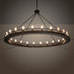 Meyda Lighting Barbury 72" 24-Light Timeless Bronze Chandelier