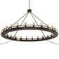Meyda Lighting Barbury 72" 24-Light Timeless Bronze Chandelier