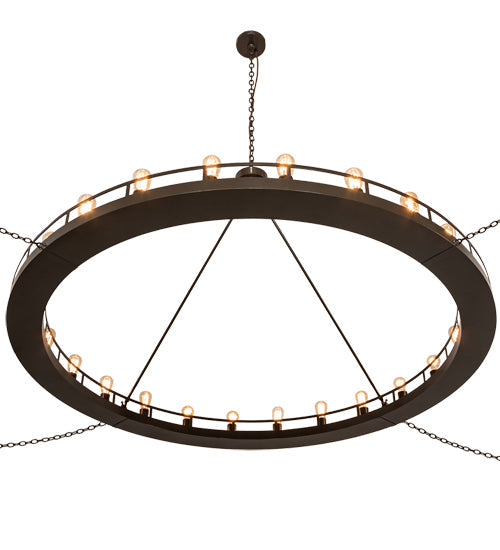 Meyda Lighting Barbury 72" 24-Light Timeless Bronze Chandelier