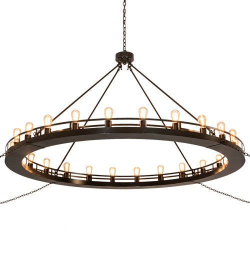 Meyda Lighting Barbury 72" 24-Light Timeless Bronze Chandelier