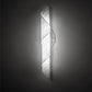 Meyda Lighting Barquillo 5" Gloss White Wall Sconce With White Angelwing Idalight Shade