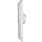 Meyda Lighting Barquillo 5" Gloss White Wall Sconce With White Angelwing Idalight Shade