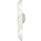 Meyda Lighting Barquillo 5" Gloss White Wall Sconce With White Angelwing Idalight Shade