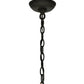 Meyda Lighting Barrel Stave 17" 3-Light Coffee Bean Madera Chandelier With Black Faux Candlelight