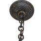 Meyda Lighting Barrel Stave 24" 8-Light Coffee Bean Madera Chandelier With Ivory Faux Candlelight