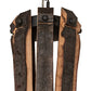 Meyda Lighting Barrel Stave 35" 9-Light Costello Black & Wood Madera Chandelier