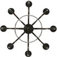 Meyda Lighting Barrel Stave 38" 8-Light Oil Rubbed Bronze Metallo Chandelier With Ivory Faux Candlelight