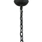 Meyda Lighting Barrel Stave 42" 8-Light Antique Iron Gate Madera Chandelier With Black Faux Candlelight