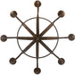 Meyda Lighting Barrel Stave 42" 8-Light Rococco Madera Chandelier With Ivory Faux Candlelight