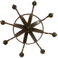 Meyda Lighting Barrel Stave 42" 8-Light Timeless Bronze Metallo Chandelier With Amber Faux Candlelight
