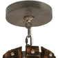 Meyda Lighting Barrel Stave 44" 12-Light 2-Tier Nickel Powder Coat Madera Chandelier With Ivory Faux Candlelight