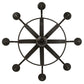 Meyda Lighting Barrel Stave 45" 8-Light Coffee Bean Madera Chandelier With Black Faux Candlelight