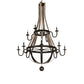 Meyda Lighting Barrel Stave 56" 12-Light 2-Tier Oil Rubbed Bronze Madera Chandelier