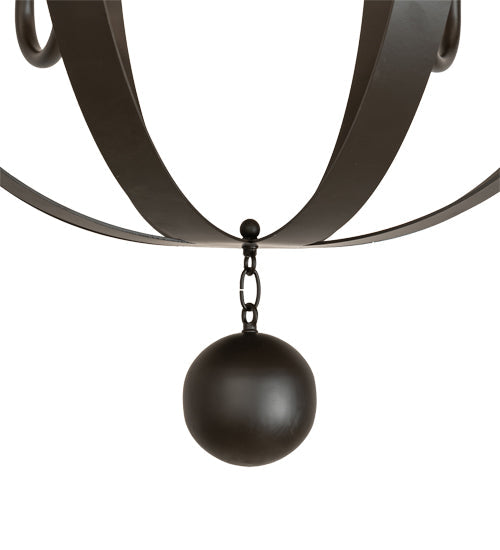 Meyda Lighting Barrel Stave 56" 12-Light 2-Tier Oil Rubbed Bronze Madera Chandelier