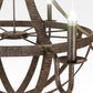 Meyda Lighting Barrel Stave 60" 8-Light Coffee Bean Metallo Chandelier