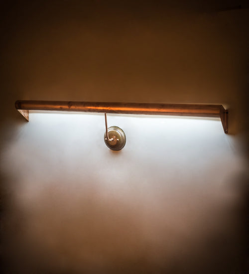 Meyda Lighting Barwick 46" LED Raw Copper Wall Sconce