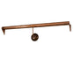 Meyda Lighting Barwick 46" LED Raw Copper Wall Sconce