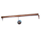 Meyda Lighting Barwick 46" LED Raw Copper Wall Sconce