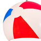 Meyda Lighting Beach Ball 12" White Pendant Light With Multi-Colored Shade