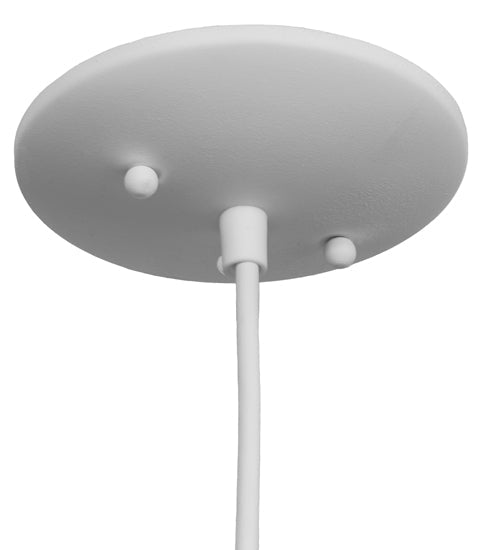 Meyda Lighting Beach Ball 18" White Pendant Light With Multi-Colored Shade