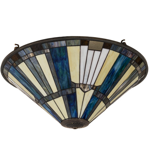 Meyda Lighting Beachfront 25" Multi-Colored Shade Glass