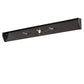 Meyda Lighting Bear Family 32" 6-Light Textured Black Vanity Light