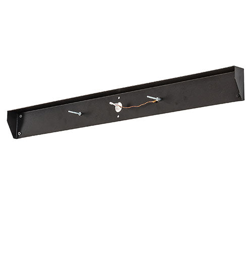 Meyda Lighting Bear Family 32" 6-Light Textured Black Vanity Light