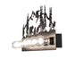 Meyda Lighting Bear Family 32" 6-Light Textured Black Vanity Light