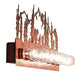 Meyda Lighting Bear Family 42" 8-Light Rust Vanity Light