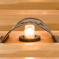 Meyda Lighting Bear at Lake 12" 2-Light Timeless Bronze Wall Sconce With Amber Mica Shade Glass