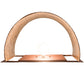 Meyda Lighting Bear at Lake 16" 2-Light Rust Wall Sconce With Amber Mica Shade Glass