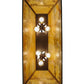 Meyda Lighting Bear at Lake 39" 6-Light Timeless Bronze Island Pendant Light With Beige Art Shade Glass
