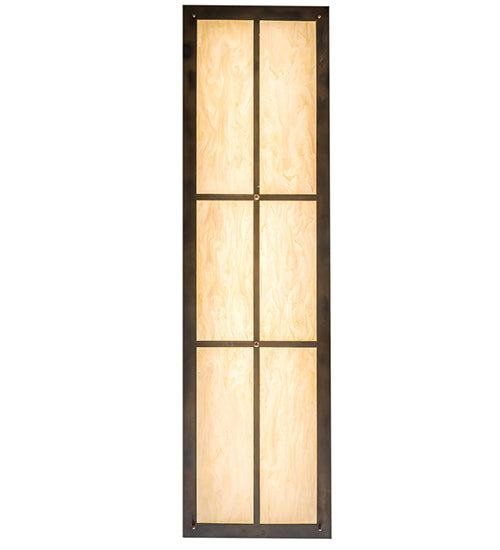 Meyda Lighting Bear at Lake 61" 9-Light Dark Burnished Antique Copper Island Pendant Light With Creme Carrare Idalight Shade Glass