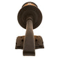 Meyda Lighting Beartooth 5" Oil Rubbed Bronze Wall Sconce With Amber Mica Shade Glass