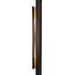 Meyda Lighting Beaumont 12" 2-Light Textured Black & Champagne Metallic Alva Wall Sconce