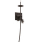 Meyda Lighting Bechar 164157 6" Chestnut Pine Cone Wall Sconce