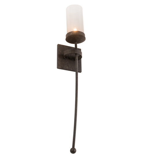 Meyda Lighting Bechar 6" Antiquity Wall Sconce With Clear Seeded Shade Glass